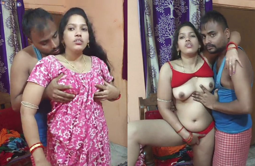 Big Boobs Desi Sona Bhabhi Called Her Boyfriend and Romance at Home
