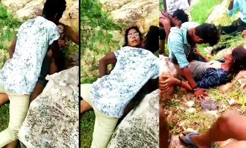 Young Girl Outdoor Group Sex