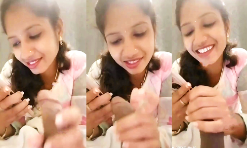 Amateur Girl Gives Her First Handjob In Tamil Sex Video