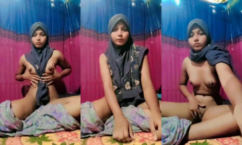 Cute Slim Hijabi Gf Showing