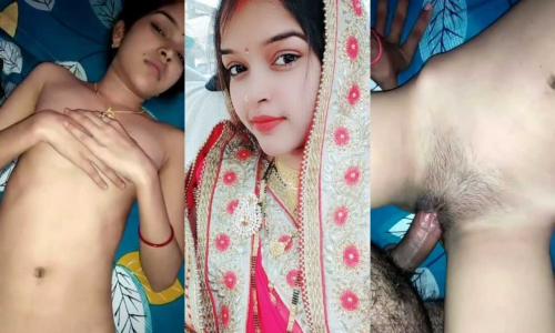 Extremely Beautiful Newly Married Wife Shaved Tight Pussy Painful Fucked By Husband