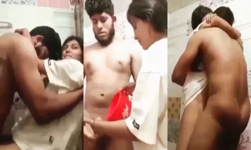 BD Girl Hard Fucking in Bathroom with Boyfriend