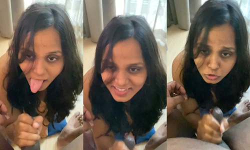 Sexy Indian Horny Wife Blowjob