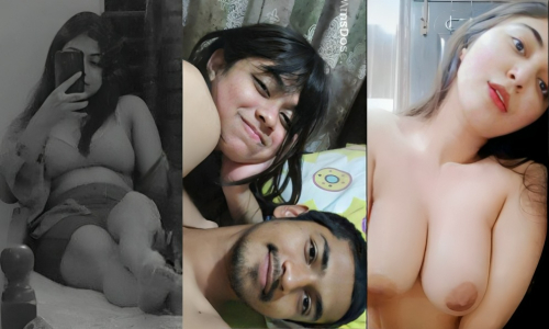 Beautiful Horny College Girl Boobs Pressed and Riding on Boyfriend