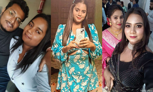 Horny Big Booby Bengali Girl Stripping in Bathroom Teasing Kissing