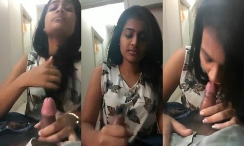 Shy Girl Sucking Boyfriend Dick