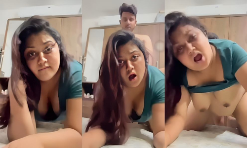 Beautiful Horny Gf Hard Fucking From Behind Moaning