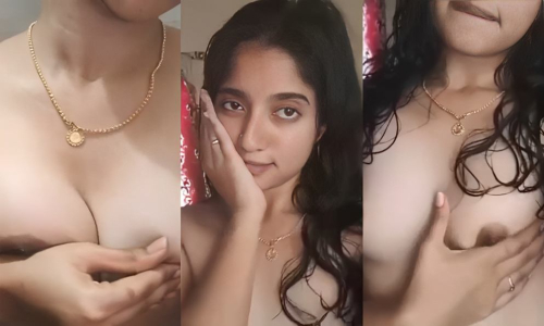 Cute Slim Sexy Girl Teasing Perky Boobs 2 Clips