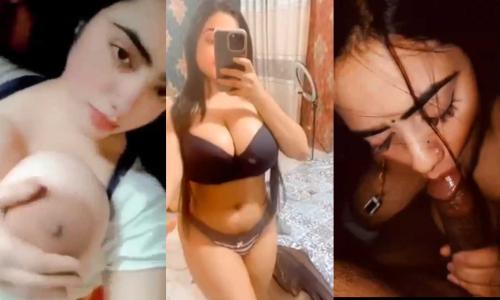 Horny Bigbooby Tiktoker Pressing Boobs Showing Pussy New Clip