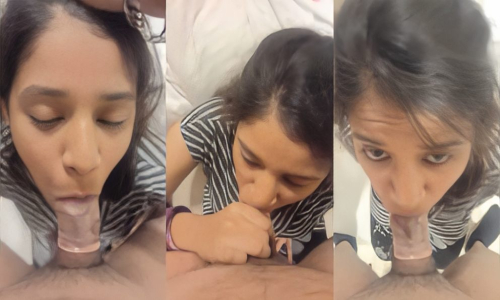 Sexy Indian Horny Gf Sucking Lover Dick On Anniversary