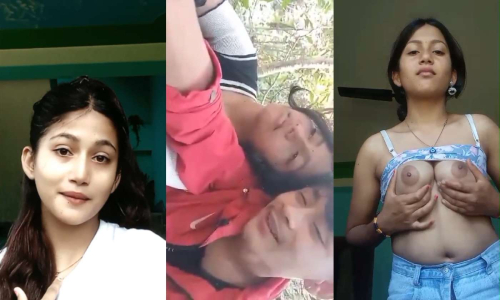 Beautiful Cute And Sexy Nepali Horny Gf Stripping Masturbating Wet Hairy Pussy with Pen Jungle Outdoor Fun Complete Set